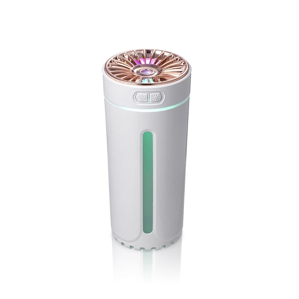 Humidificador de aire Naiovety USB portátil para el hogar y el coche blanco