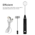 thumbnail image 4 of Langgg Mousseur à Lait Automatique avec 3 Vitesses Réglables, 2 Fouets en Fil d'Acier Inoxydable, Batterie Intégrée de 1200 mAh, Agitateur pour Café, Lait et Chocolat, 4 of 5