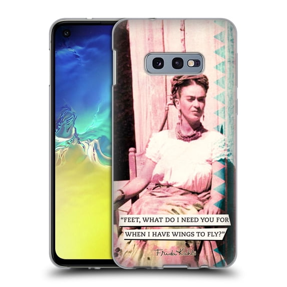 Head Case Designs Officially Licensed Frida Kahlo Portraits And Quotes Strange Soft Gel Case Compatible with Samsung Galaxy S10e
