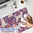 thumbnail image 4 of Long Mouse Pads for Desk,Goldendoodle Dog and Flower Floral Desk Mats on Top Of Desks, Desk Mouse Pad Extra Large with 3mm Non-Slip Base and Stitched Edge for Gaming,Office,Work,Home 31.5"x15.7", 4 of 6