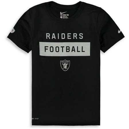 UPC 192414107380 product image for Oakland Raiders Nike Youth Legend Lift T-Shirt - Black | upcitemdb.com