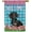 Dachshund1, variant on Dog Spring Summer Welcome House Flag Dachshund Tulip Flowers Blue Buffalo Plaid Outside Yard Decor Flag Banner 28X40 Inch Double Side Style 1