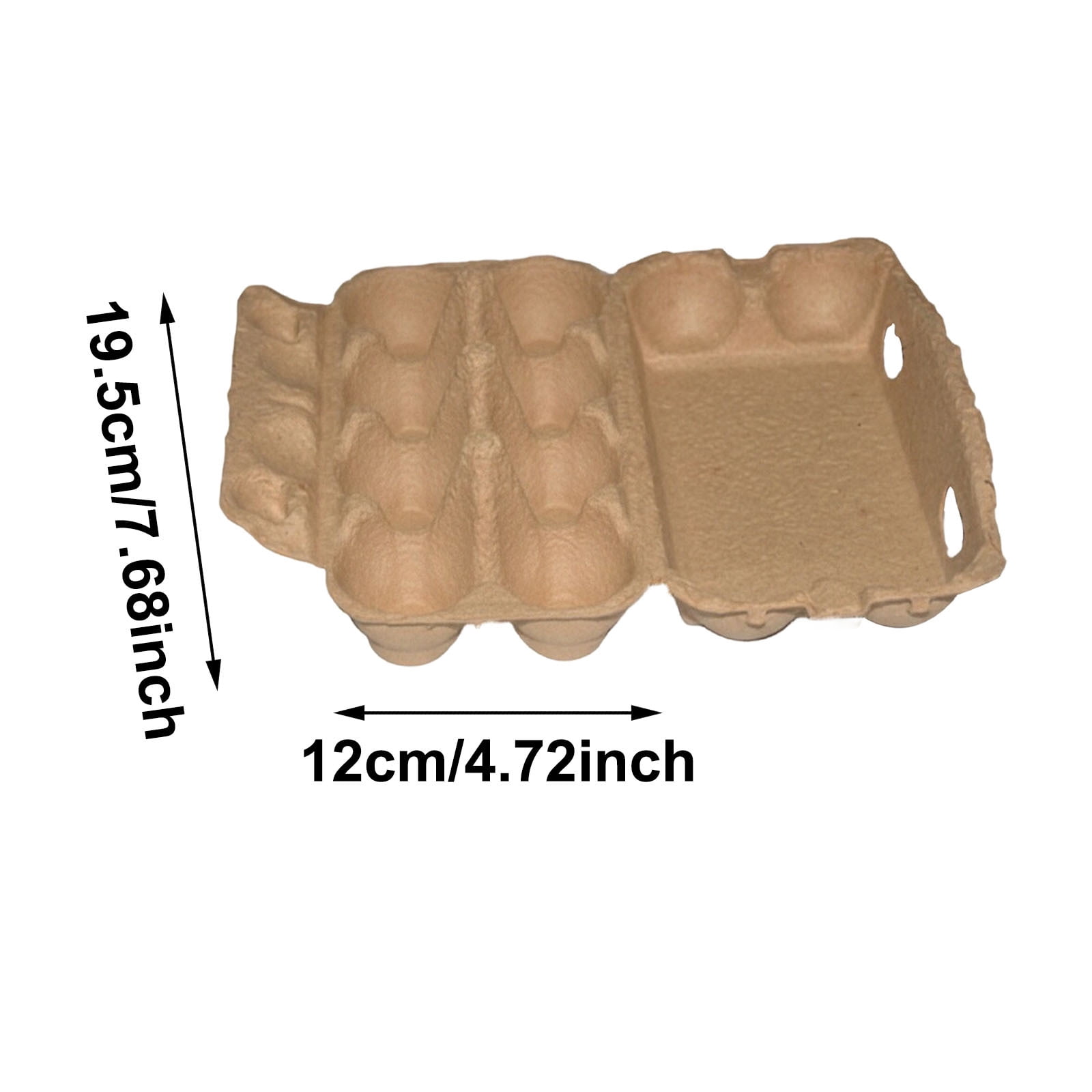 UJMNHYGT 25 Pack Egg Cartons Bulk 8 Count, Empty Natural Paper Pulp Egg Cartons Reusable Strong Sturdy Design, 2x4 Style Cardboard Chicken Egg Crates for Farm Fresh Eggs