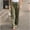 ArmyGreen, variante sur PBNBP Pantalon en Lin pour Femmes, Pantalon Décontracté pour Femmes Droit Uni Élastique Long à Cordon Taille en Lin Jambe Grand Pantalon de Yoga Grande Taille