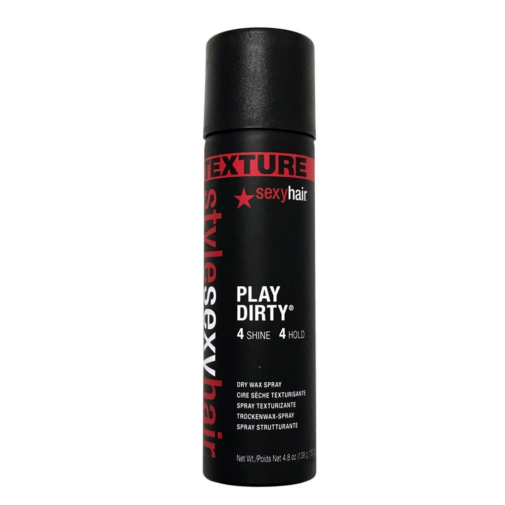 Style Sexy Hair Play Dirty Dry Wax Spray 4.8 oz (4 Shine + 4 Hold