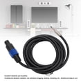 thumbnail image 3 of Cable 1/4 Inch Male Speaker Cable Professional Plug And Play Speaker Extension Cable For Stage Monitors Subwoofers, 3 of 8