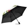 thumbnail image 2 of FORMRS Travel Umbrella Folding Auto Open Close Windproof Rain UV Protection, Cartoon Watermelon, 2 of 8