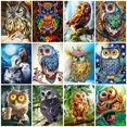 thumbnail image 2 of AZQSD-mosaico de diamantes 5D DIY, conjunto completo de bordado de diamantes, imagen de Animal de diamantes de imitación, decoración del hogar, 2 of 4