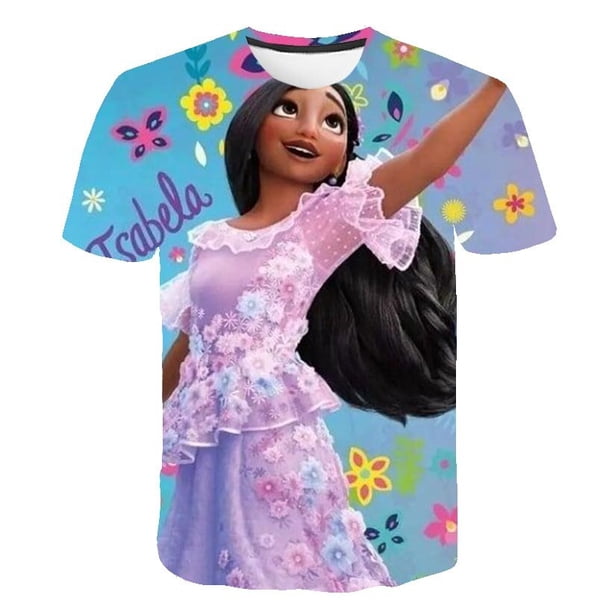 Camiseta de Disney para niños magic full house, camiseta de dibujos animados para niñas, ropa de calle para niños, jersey de cuello redondo, camiseta holgada para niños, Tops4T Gao Jinjia LED