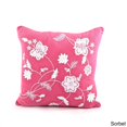 thumbnail image 3 of Saro Lifestyle Embroidered Floral Design Down Filled Throw Pillow Sorbet, 3 of 5
