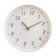 thumbnail image 2 of Reloj de pared decorativo de 30 cm con números grandes y elegante para decoración del hogar. Blanco, 2 of 9