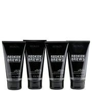 Redken Brews Grip Tight Holding Gel 4 Ct 5.1 oz / 150 ml