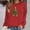 Red, variant on asdoklhq Christmas Long Sleeve Tops for Women Round Neck Christmas Printed Sweatshirt Long Sleeved Top Sweatshirt Gray XS