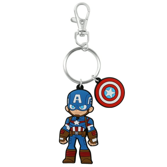 Marvel, Boy's Captain America Keychain Charm