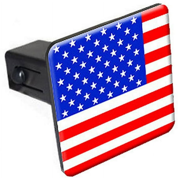 Usa Flag 1.25" Tow Trailer Hitch Cover Plug Insert