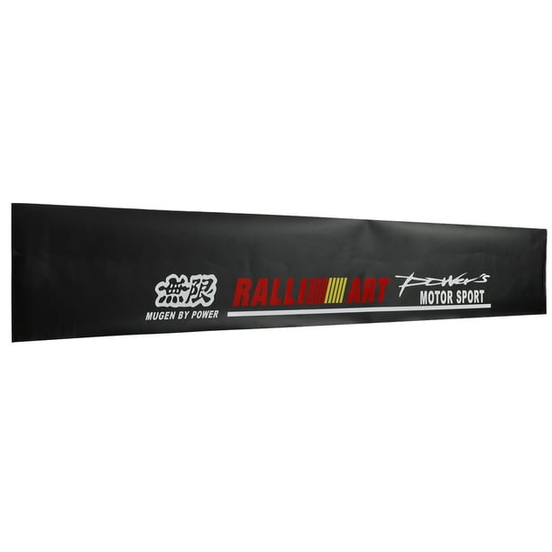Pegatina reflectante Universal de PVC para coche, calcomanías decorativas para parabrisas delantero con raspador para deportes de Motor, 130x21cm