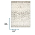 thumbnail image 5 of Livabliss Area Rugs for Living Room, 8x10 Freud Modern Ivory Rug, Bedroom Dining Room Home Decor Stain Resistant Carpet (7'10" x 10'), 5 of 7