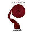 thumbnail image 3 of Velvet Ribbon, Christmas Decoration, Gift Wrapping, DIY Bows, Tree Trimming, Red Cloth Ribbon for Decor, 3 of 6