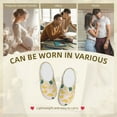 thumbnail image 7 of Lsque Banana With Leaves Pattern Womens Comfort Cotton on Scuff With Memory Foam and Anti-skid Sole Slipper-37/38, 7 of 7
