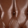 thumbnail image 4 of GDF Studio Elizabeth Contemporary Faux Leather Tufted Pushback Recliner, Cognac Brown and Dark Brown, 4 of 11