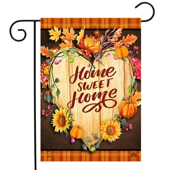 Briarwood Lane Fall Home Sweet Home Double Sided Garden Flag