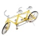 thumbnail image 2 of Escala 1:16 modelo de bicicleta tándem réplica de juguete coleccionables Plata amarillo Zulema Juguete de bicicleta tándem, 2 of 7