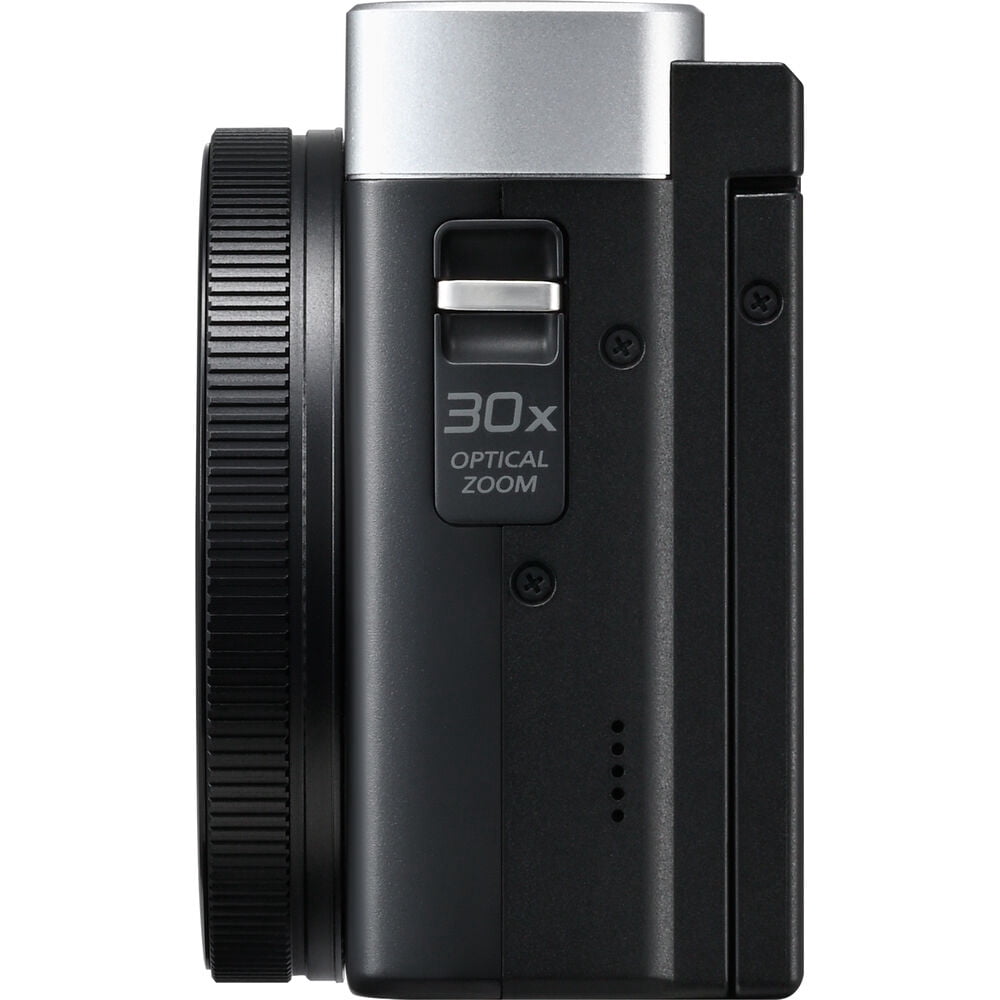 Panasonic TZ99 / ZS99 Point and Shoot Compact Travel Digital Camera (Silver) (DC-TZ99E-S) + 64GB Memory Card + DMW-BLG10 Battery + Camera Bag + Flexible Tripod + USB-C Cable + Cleaning Kit + More