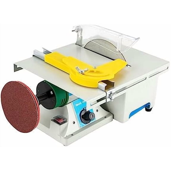 5-in-1 Mini Lapidary Saw, 750W Gem Jewelry Rock Polishing Grinding Buffer Machine, 800-10000r/min DIY Gem Jade Grinder Polisher for Cutting Rocks, Mini Table Saw$$Tools & Hardware Other