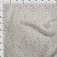 thumbnail image 3 of oneOone Cotton Poplin Dusty Pink Fabric Florals Dress Material Fabric Print Fabric By The Yard 42 Inch Wide, 3 of 4