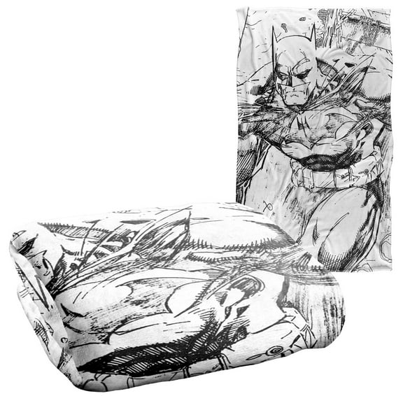 Batman Pencils Silky Touch Super Soft Throw Blanket 36" x 58"