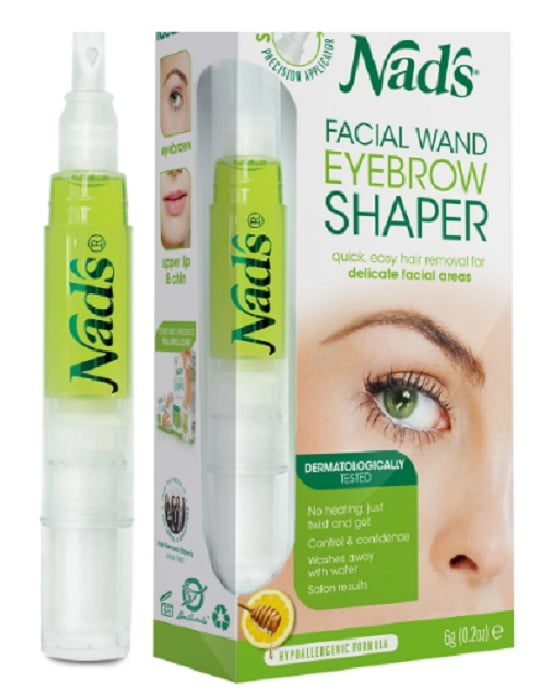 Nad's Women's Eyebrow Shaper Hair and Removal Facial Wand 0.2 oz