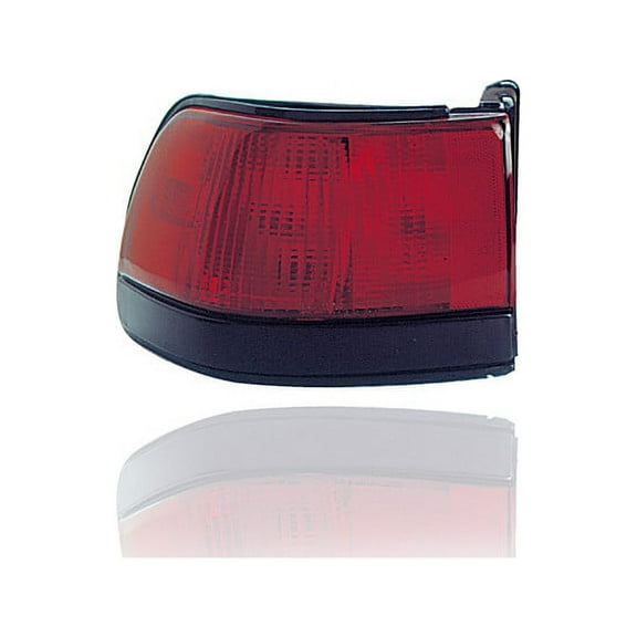 Tail Light Lens - Compatible/Replacement for '91-93 Ford Escort Sedan - Left Hand - Driver - F1KY13451AB