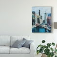 thumbnail image 3 of Trademark Fine Art 'River View Cityscape' Canvas Art by Curt Crain, 3 of 4