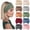 purple, variant on 10 PCS Women Headbands African Wide Hair Wrap Extra Turban Head Bands for Lady Large Sport Workout Stretch Non-slip Big Hair Bands