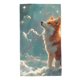thumbnail image 1 of Fotbe Starry Sky Cloud Fox Toalla Premium con Patrón, Toalla de Microfibra de Secado Rápido, Ligera y Altamente Absorbente (27.5x16in), Ideal para Uso Diario, 1 of 6