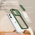 thumbnail image 4 of for Motorola Moto G 5G (2024) Case with Camera Cover, for Samsung A55 Case Crystal Clear & Not-Yellowing Slim Miltary Shockproof Protective Phone Case for Moto G 5G (2024), Olive, 4 of 6