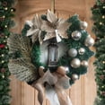 thumbnail image 4 of Puerta De Navidad Guirnalda De Vacaciones Guirnaldas Artificiales Para La Decoración De La Pared De La Ventana Del Hogar Del Coche Eigraketly HA040560-03, 4 of 6