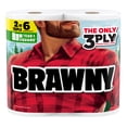 thumbnail image 4 of Brawny Tear-A-Square 3-Ply Paper Towels, 2 Triple Rolls, 114 Sheets per Roll, 4 of 15