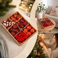 thumbnail image 5 of 24 Pcs Christmas Tree Ornaments Set, Mini Shatterproof Hanging Decorations with Balls Candy Canes Gift Boxes Drums and Bows, Holiday Decor for Christmas Trees Wreaths Garlands Parties, 5 of 9