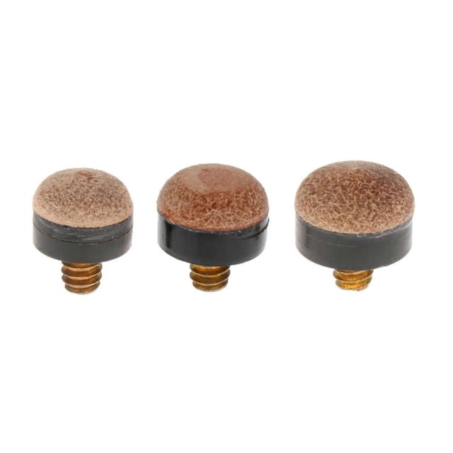 10 Pieces Billiards Cue Tip Screw on Durable Billiard Pool Cue Tips Repair