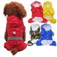 thumbnail image 1 of Imperméable à Capuche pour Chien Imperméable en Acrylique Costume de Chat Chiot, 1 of 8