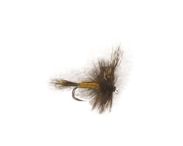 Superfly FLY1091-14P Dry Fly Humpy Pale Yellow #14, These flies are generally loved by freshwater fish