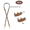 thumbnail image 5 of Leather Shoulder Strap Set - Bag & Purse Straps Replacement (Gray), 5 of 6