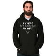 thumbnail image 4 of US Air Force Hero Airman Wife Hoodie Hooded Sweatshirt Men Brisco Brands S, 4 of 6