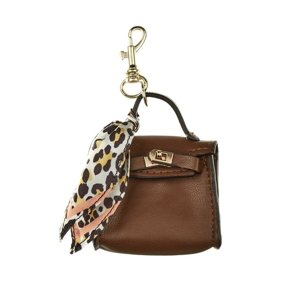 Mini Bag with Scarf Charm by Conair, Brown
