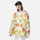 thumbnail image 3 of Balery Colorful Lemons Sudadera ligera de manga larga con capucha y protección solar UPF 50+ para hombre y mujer, ideal para pesca y running-X-Large, 3 of 7