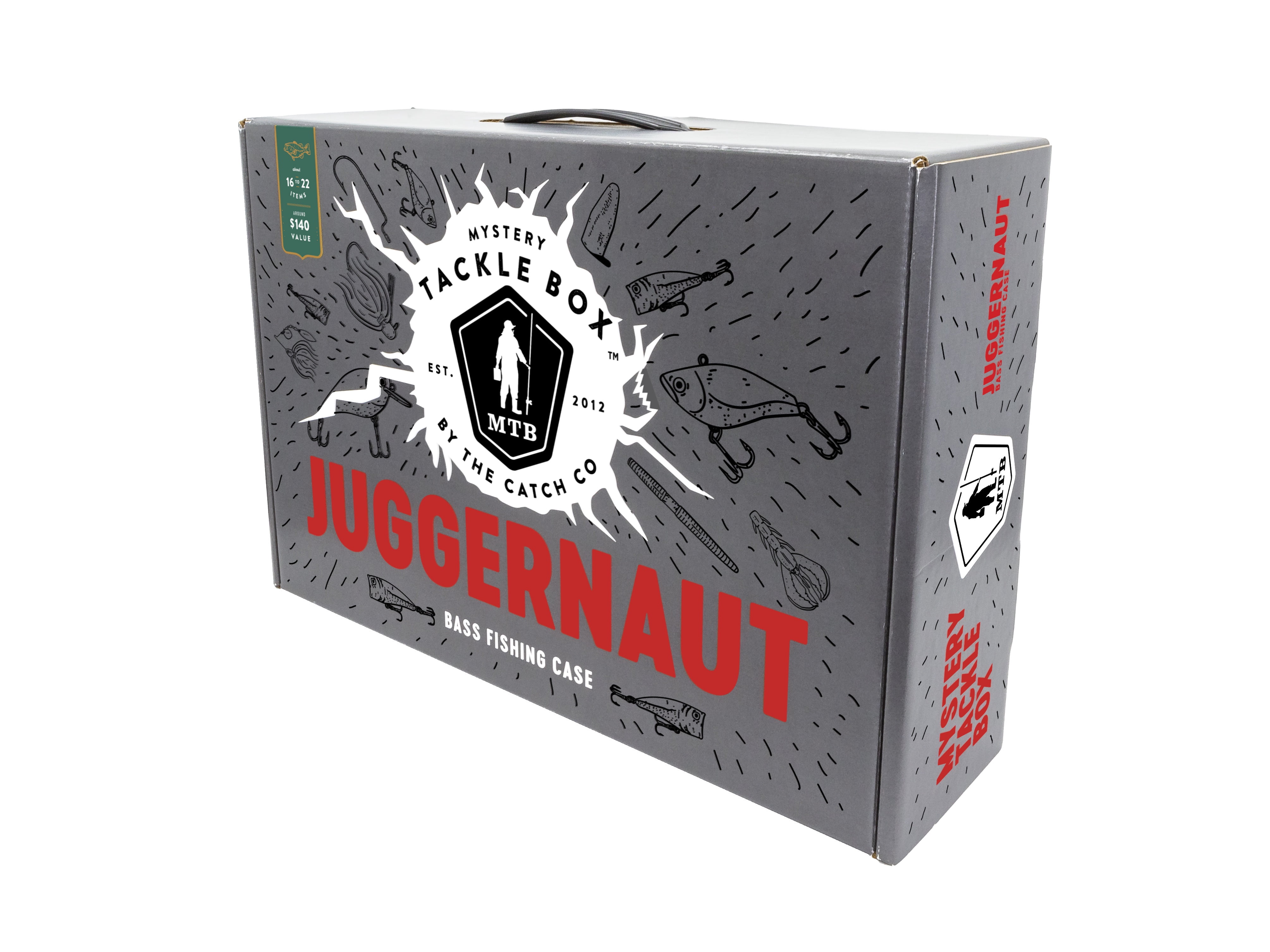 Mystery Tackle Box  Juggernaut Bass Fishing Lure Kit
