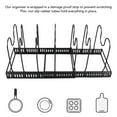 thumbnail image 4 of Bakeware Support Réglable avec Rainures en U Extensible Anti-Rayures Antidérapant pour Casseroles Couvercle Organisateur pour Planche à Découper, 4 of 8