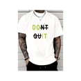 thumbnail image 1 of Men's Casual Short Sleeve T-Shirt, unique 'Don't Give up' Print - Soft Polyester Blend, Stretch Fit, Crew Neck - Perfect Summer Choice, 1 of 7