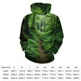thumbnail image 2 of Forest Men's Women Vintage 3D Hooded Sweatshirt - All-Season Loose Fit Streetwear, 2 of 6